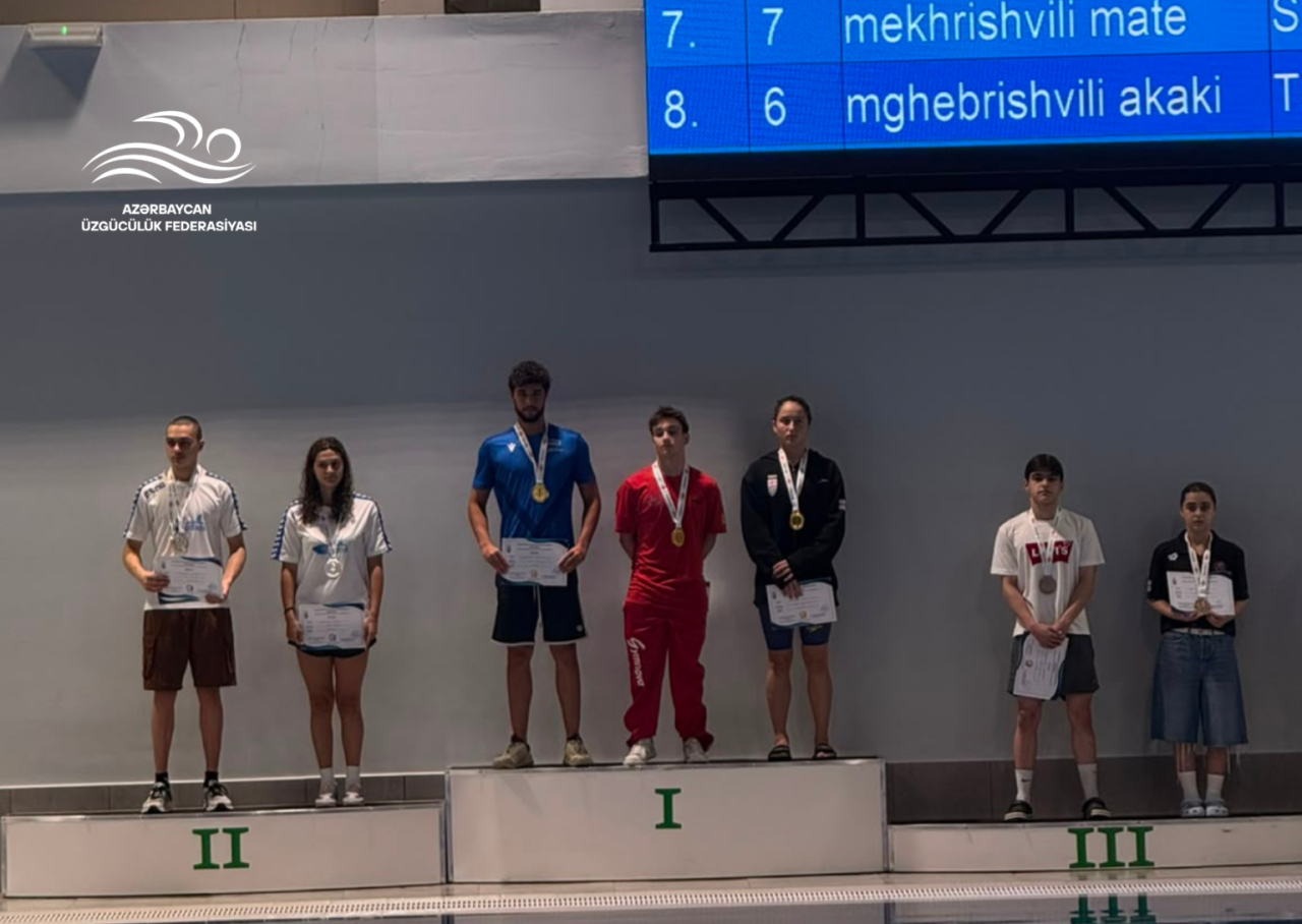 Üzgüçülərimiz Gürcüstanda 25 medal qazanıblar