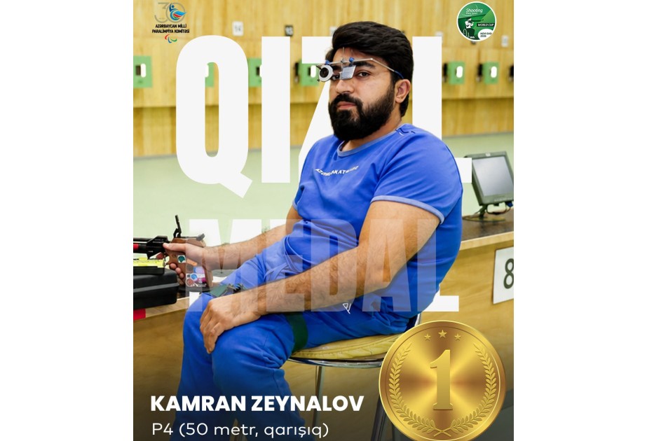 Paralimpiyaçımız Dünya Kubokunun qalibi oldu