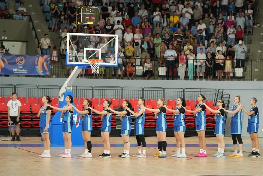 Qızlardan ibarət basketbol millimiz Şimali Makedoniyaya qalib gəlib