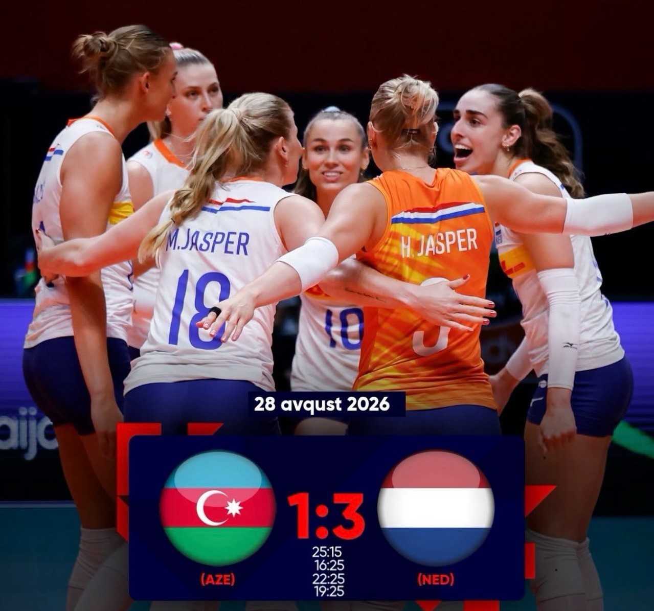 Avropa çempionatı: Voleybol millimiz qrupdakı son oyunda məğlub oldu&nbsp;