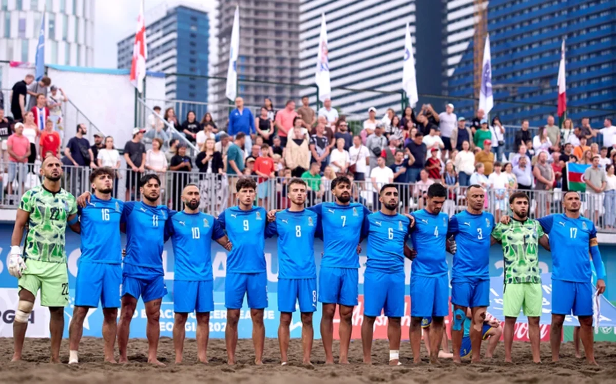 Azərbaycanın çimərlik futbolu millisi dünya reytinqində irəliləyib