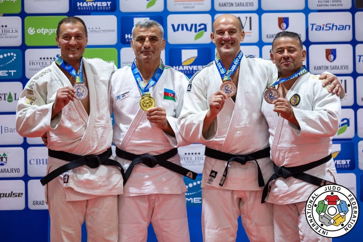 Veteran cüdoçularımızdan dünya çempionatında daha iki qızıl medal&nbsp;