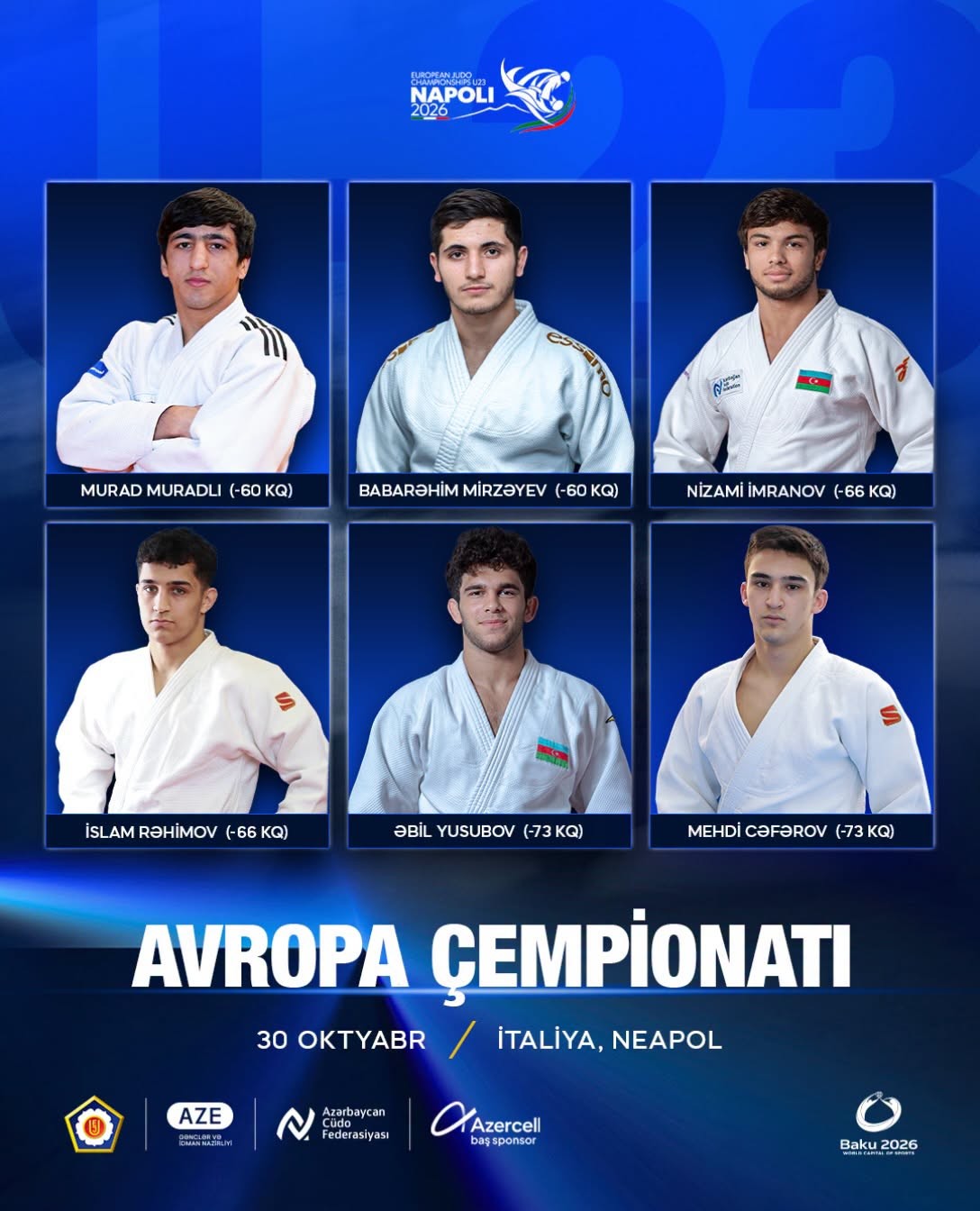 Neapolda U-23 Avropa çempionatına start verilir