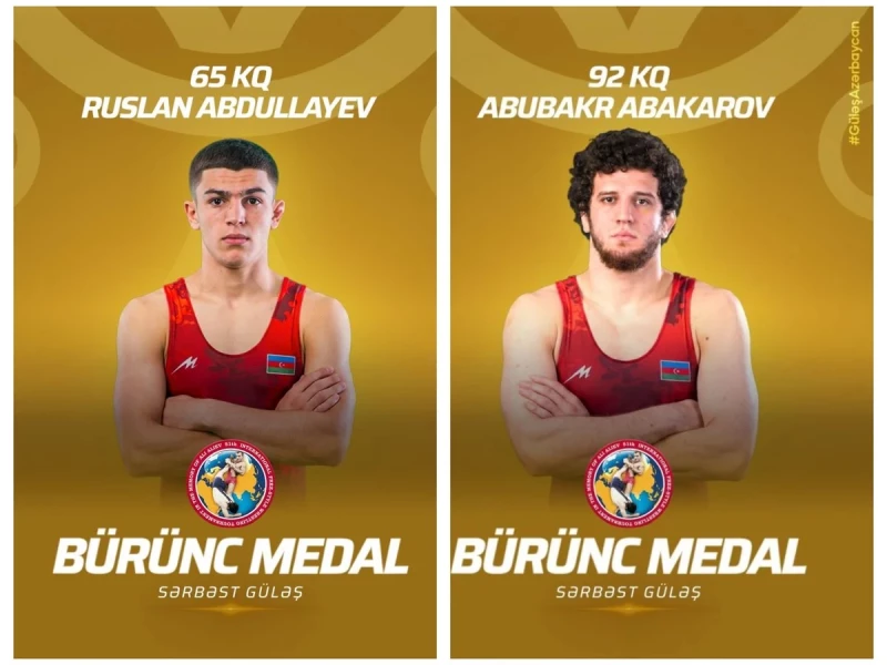 &nbsp;İki sərbəst güləşçimiz beynəlxalq turnirdə bürünc medal qazanıb&nbsp;