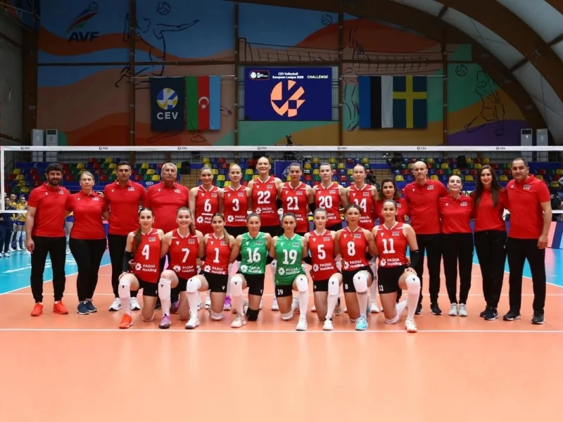 Qadın voleybolçulardan ibarət millimiz Avropa Liqasında Estoniya ilə qarşılaşacaq&nbsp;