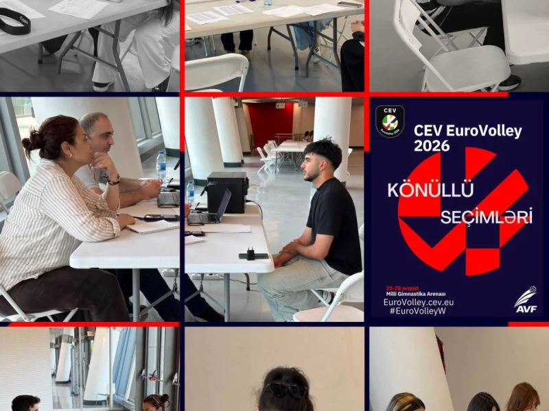 Qadın voleybolçular arasında Avropa çempionatının könüllüləri müəyyənləşib