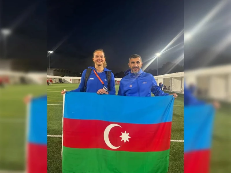 Atletimiz Azərbaycan rekordunu yeniləyib