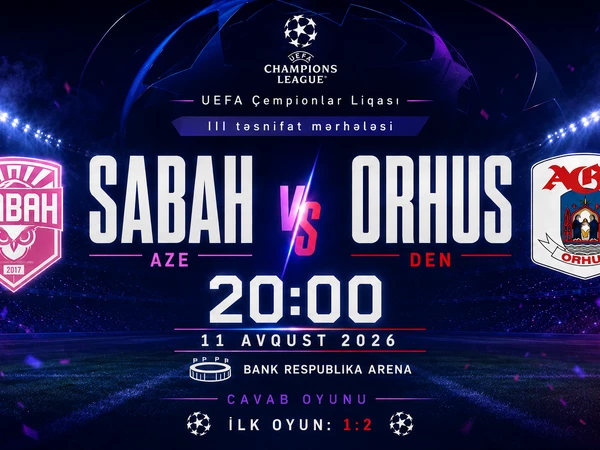 Çempionlar Liqası: \"Sabah\" Bakıda Danimarka klubu ilə qarşılaşacaq