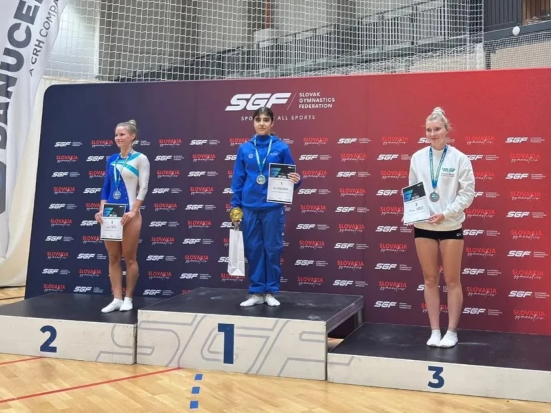 Gimnastlarımız beynəlxalq turnirdə 7 medal qazanıblar